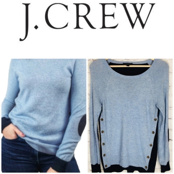J. Crew Sweaters - J. Crew Angora Blend Two Tone Side Button Sweater